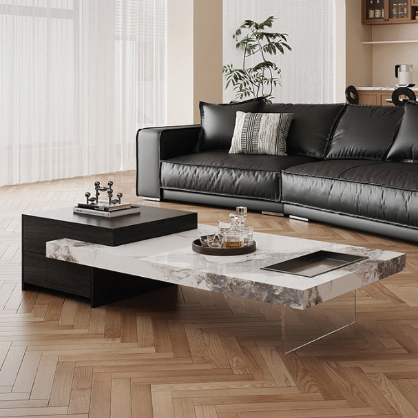Jilphar Furniture Modern High-end Light Luxury Rock Panel Coffee Table JP4053-GCC Home Center