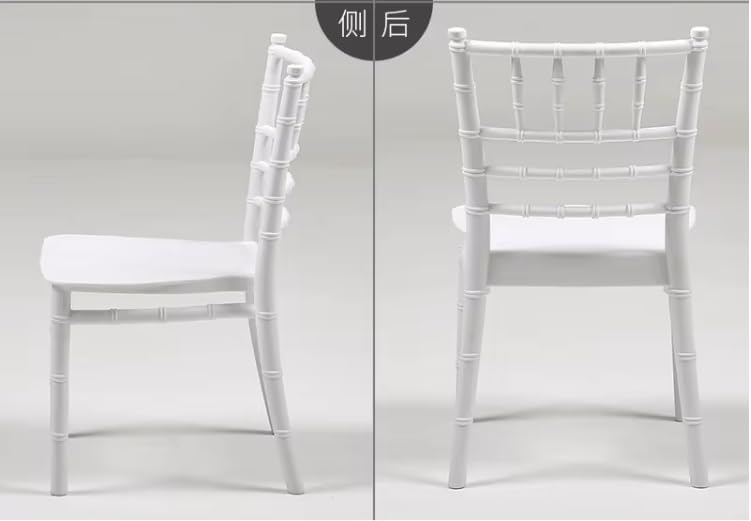 Baby Chair Kids Plastic School Study Chair Chivari Party Chair White Bamboo Design-GCC Home Center