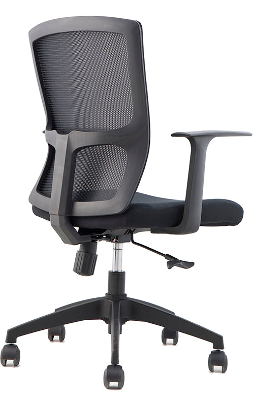 Medium Back Swivel Office Chair – Ergonomic Mesh Chair with Lumbar Support