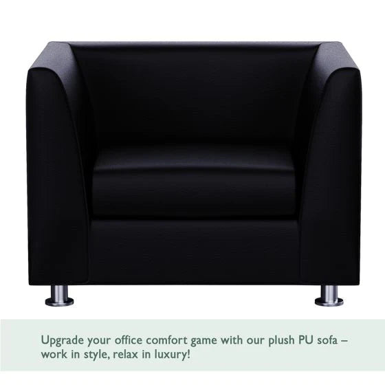 Seater PU Sofa, Elegant Sofa with Matt Finish Idea For Office And Home-GCC Home Center