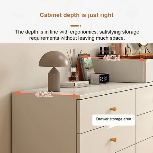 Modern High Definition Large Bedroom Dressing Table with LED Mirror and Storage-GCC Home Center