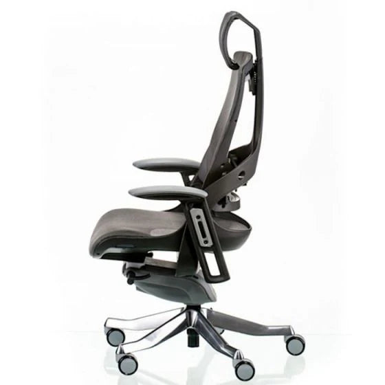 High Back Fabric Chair 49 cm - Black Office Chair-GCC Home Center