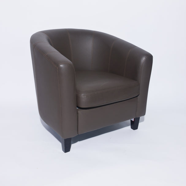 PU Leather Customizable U-Shape Single Seater Sofa