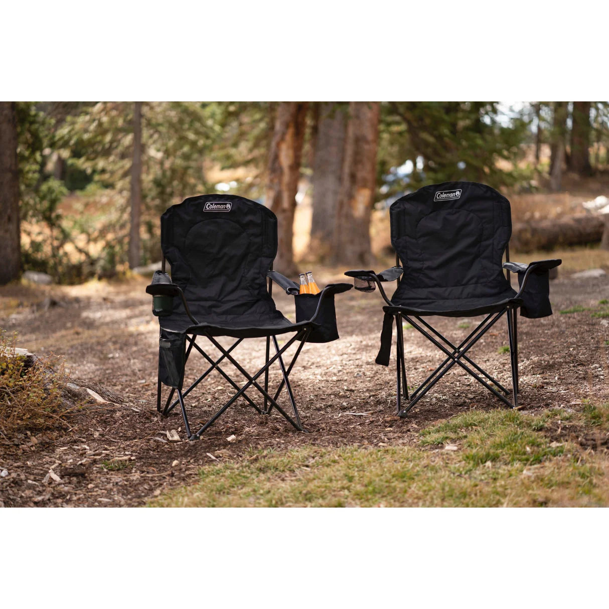 Coleman Cooler Quad Chair - Black