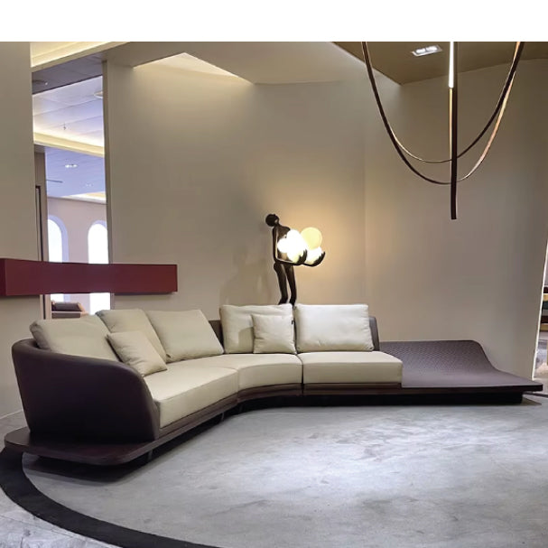 European-Style Modern Corner Sofa Set (Modular Rectangle Design)