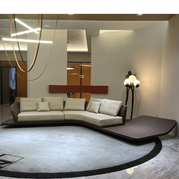 European-Style Modern Corner Sofa Set (Modular Rectangle Design)