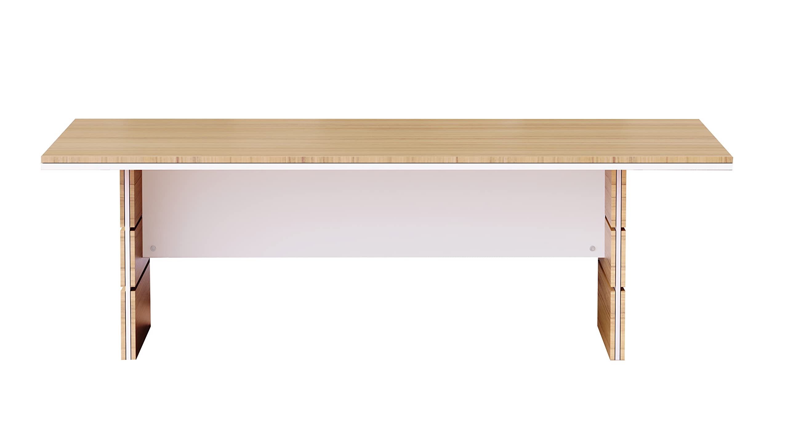 Mahmayi Modern Conference Table, Office Meeting Table, Conference Meeting Room Table - Light Concrete, 480CM