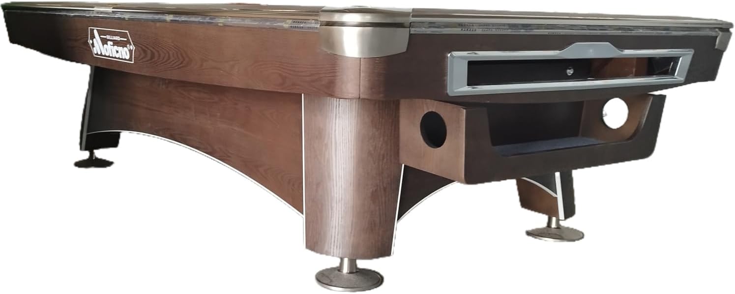 COOLBABY Luxury 9FT Pool Table Professional Solid Wood Billiard Table with Complete Billiard Accessory Sets, Perfect for Family Game