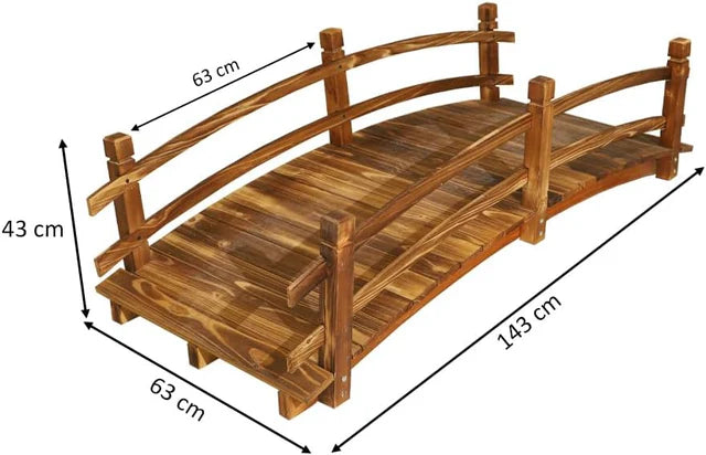 Wooden Arch Footbridge-GCC Home Center