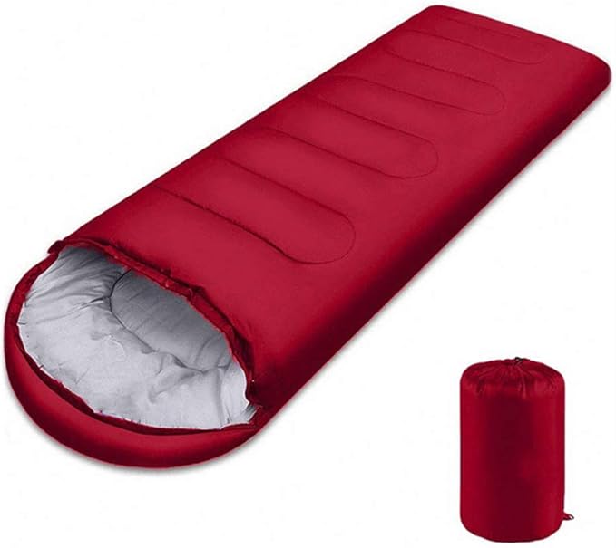 180CM bag length, cap is 30CM long Outdoor Camping Summer Camping Sleeping Bag-GCC Home Center