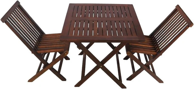 Wooden Table and Chair Set (5 pieces) - Garden Set-GCC Home Center