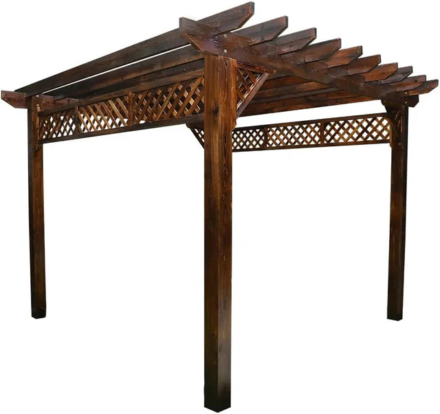Solid Wood Garden Gazebo-GCC Home Center