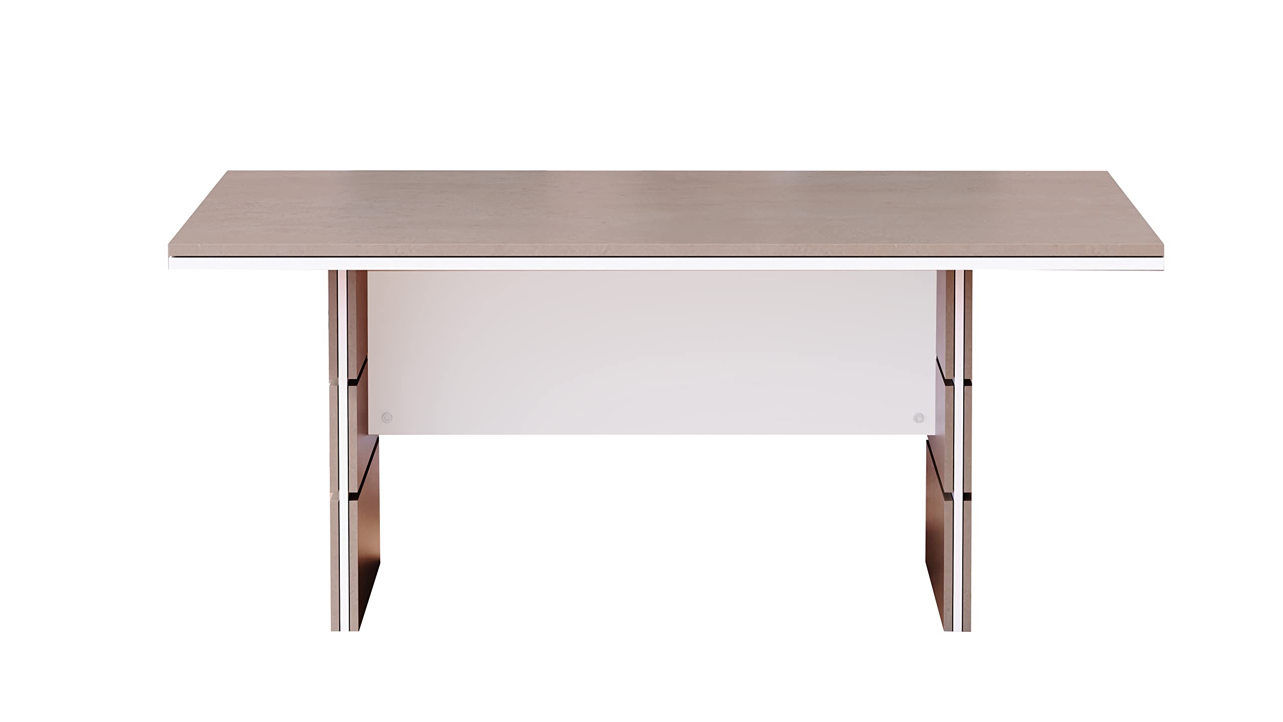 Mahmayi Modern Conference Table, Office Meeting Table, Conference Meeting Room Table - Light Concrete, 480CM