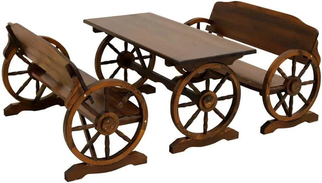 Elegant Wooden Table and Chairs set-GCC Home Center