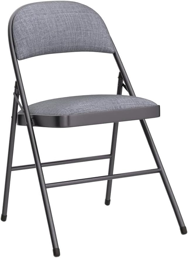 Folding Chair with Padded Fabric Seats Multi Functional Portable Chair For Home Dining Office-GCC Home Center