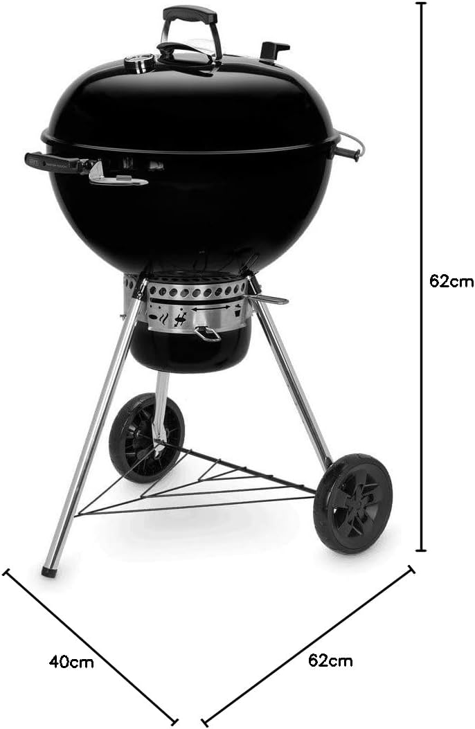 Weber Master-Touch, 57 cm, Black|Premium Charcoal Grill |CHA_KET 14701004