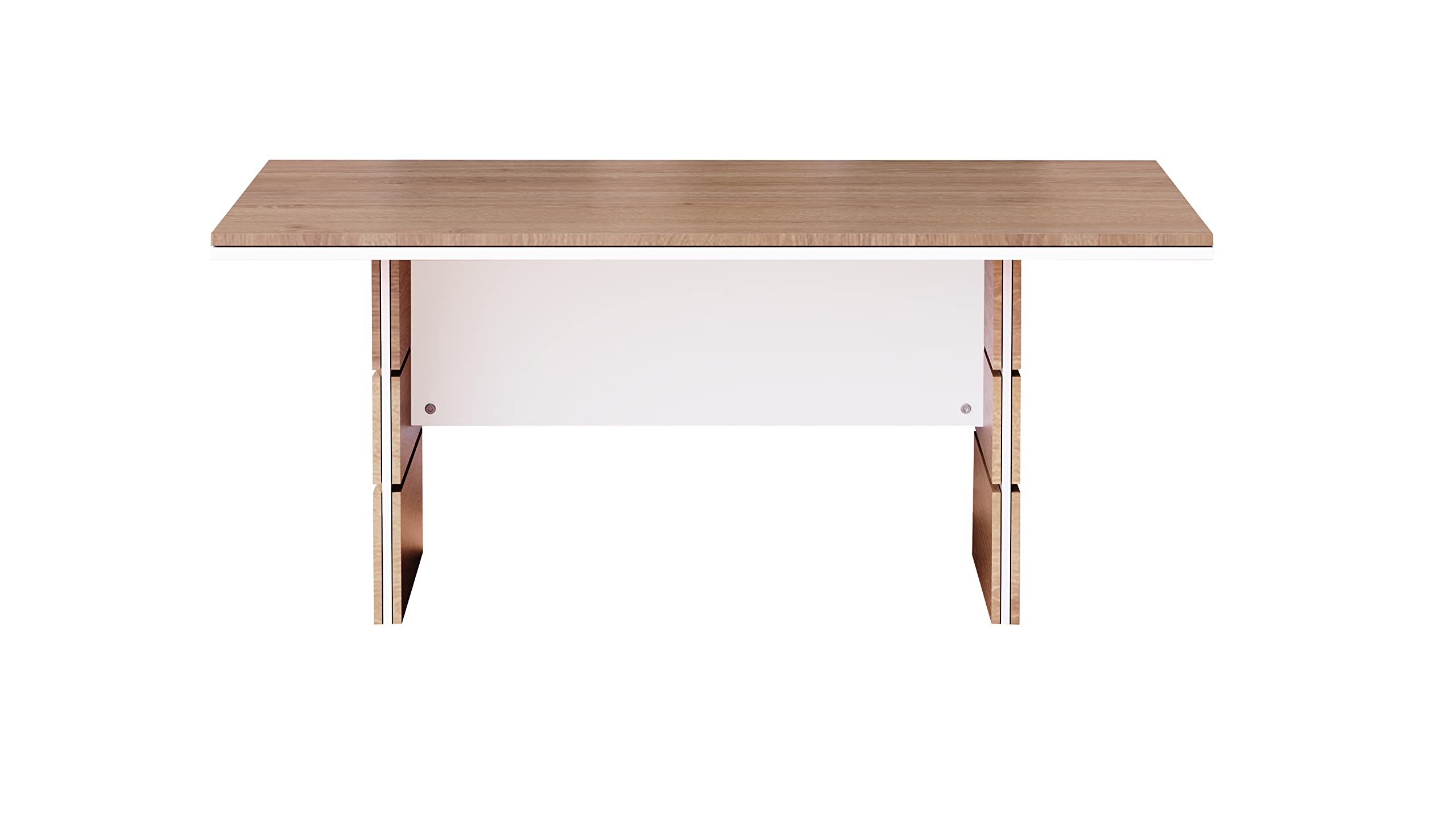 Mahmayi Modern Conference Table, Office Meeting Table, Conference Meeting Room Table - Light Concrete, 480CM