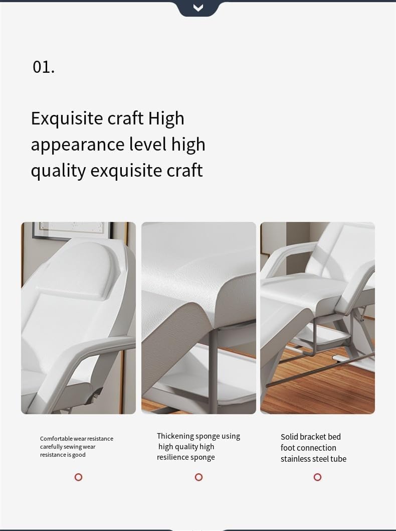 COOLBABY Folding Beauty Salon Massage Examination Bed - Tattoo Chair, Micro Beauty Body and Ciliary Bed