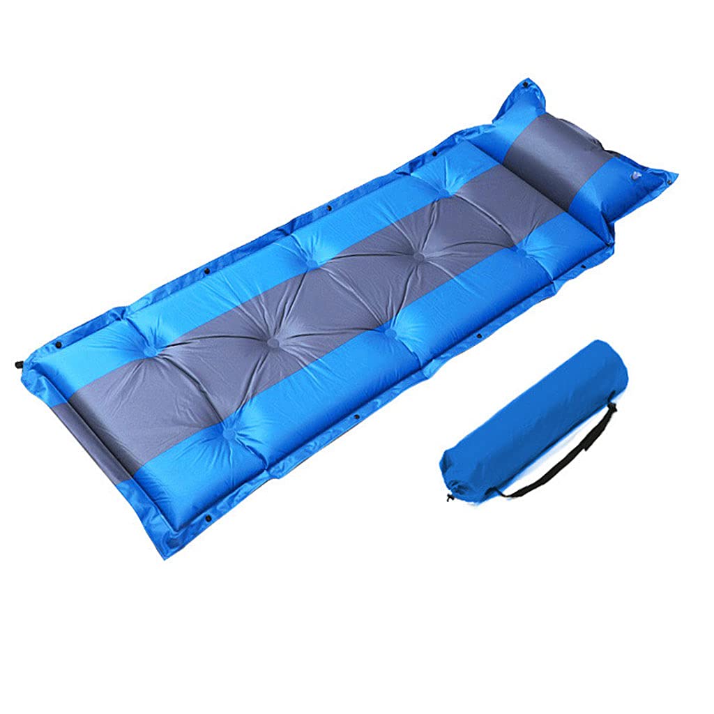 Moonmen Inflatable Camping Sleeping Pad, Self-Inflating Sleeping Mat with Pillow, No Pump Requied Compact Ultralight Waterproof Camping Air Mattress for Backpacking, Hiking, Tent (Camo)