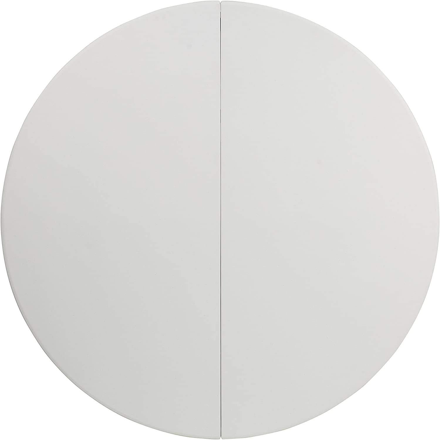 LANNY White Portable Plastic Round Folding Table for Dining Ø150cm ZY150QL for Buffeet Party Picnic Stuff Indoor Outdoor of max 12 Person-GCC Home Center