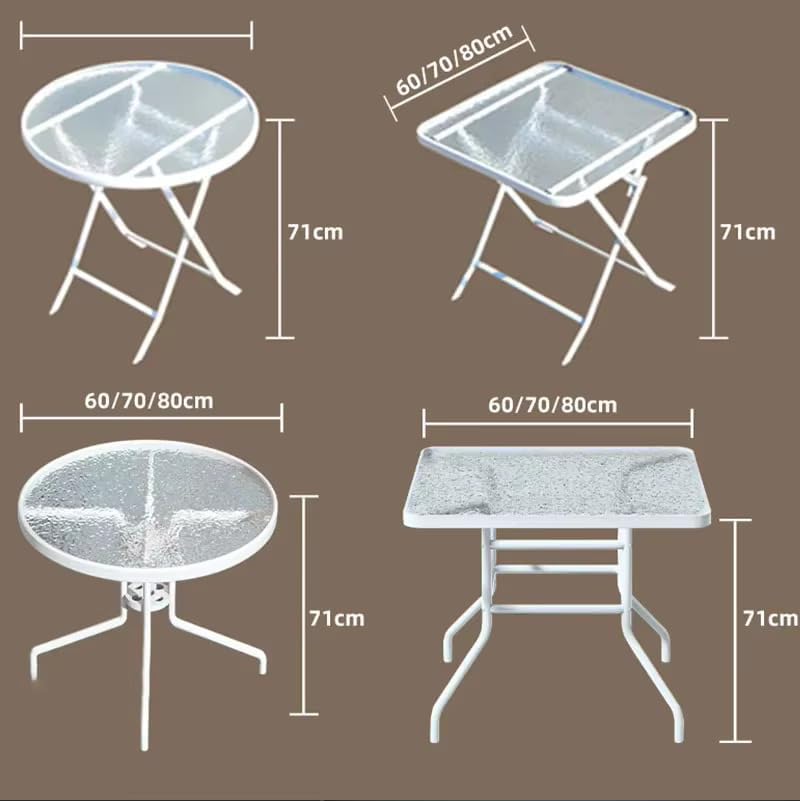 Garden Dining Set 3 Piece (2 Chair and 1 Table) Outdoor Furniture Patio Dining Table and Chair Balcony Dinner Table Dinner Chair Poly Rattan - Grey-GCC Home Center