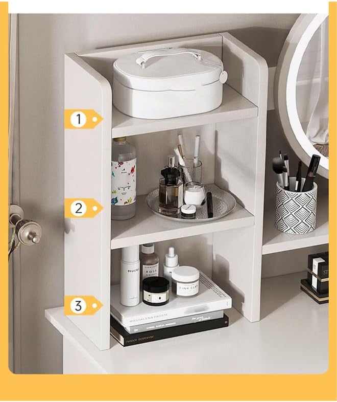 Multifunctional Makeup Vanity Dressing Table with Drawers - 100 CM-GCC Home Center