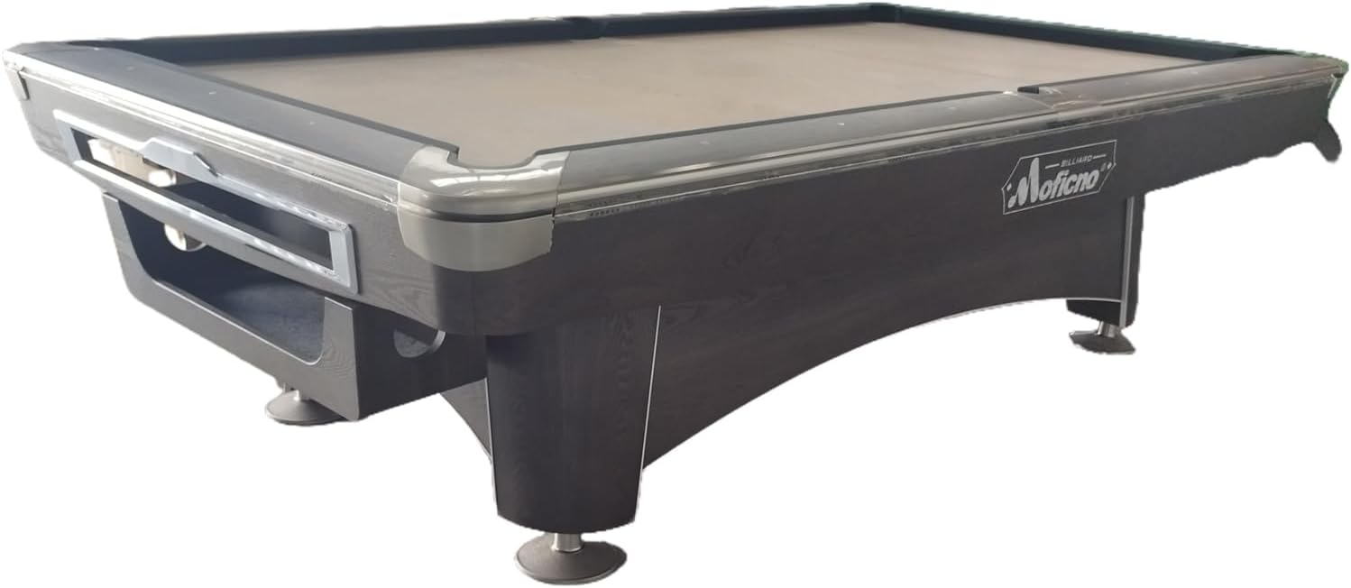 COOLBABY Luxury 9FT Pool Table Professional Solid Wood Billiard Table with Complete Billiard Accessory Sets, Perfect for Family Game