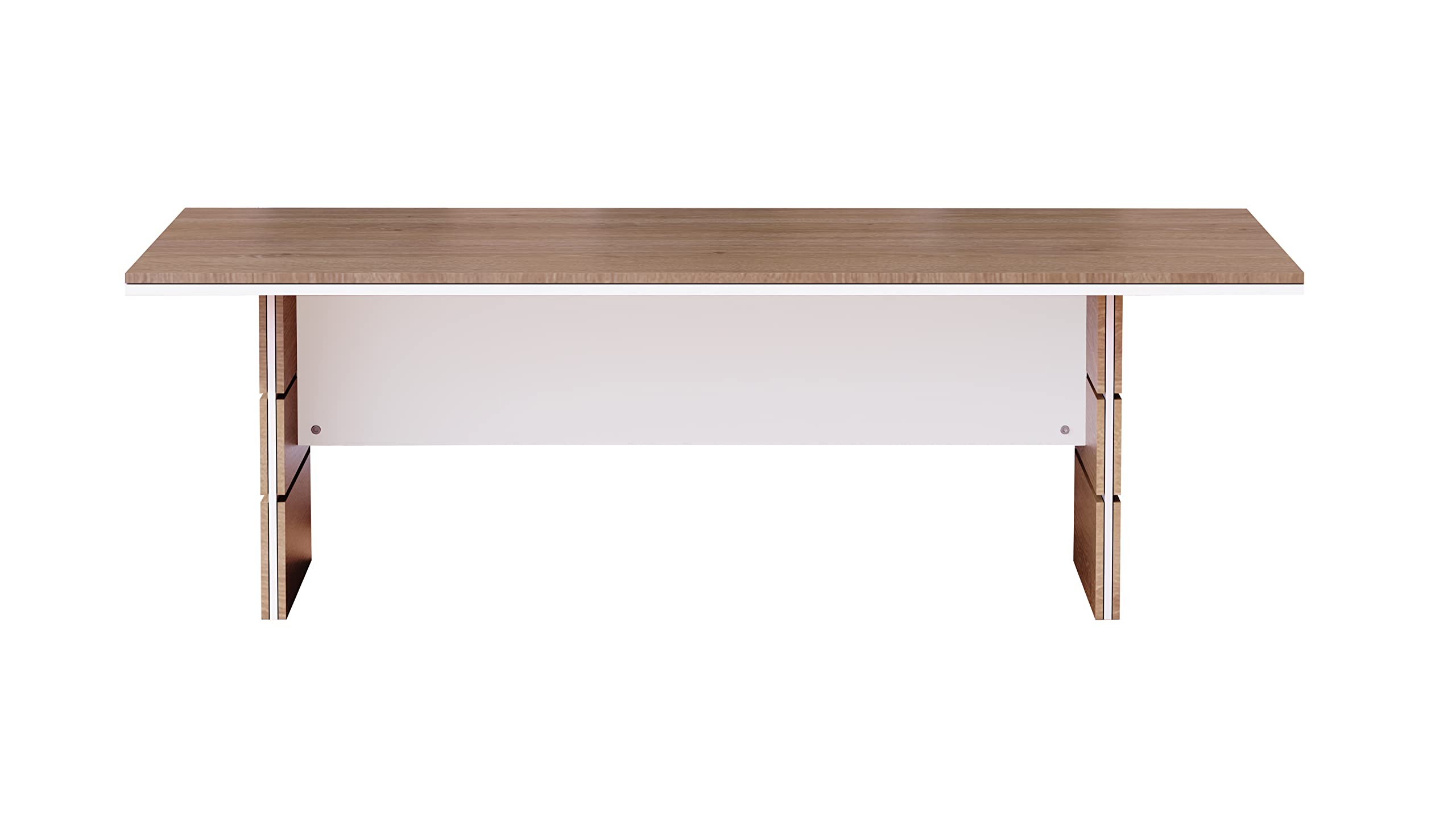 Mahmayi Modern Conference Table, Office Meeting Table, Conference Meeting Room Table - Light Concrete, 480CM
