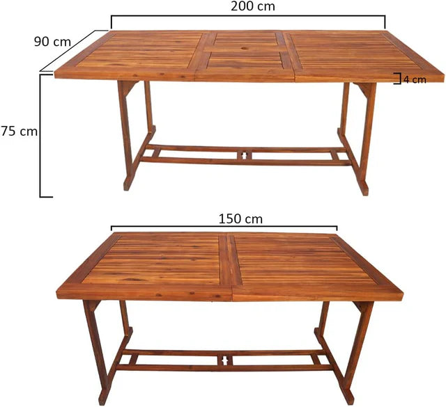 9 Pcs Dining Table Set, Outdoor/Indoor Set-GCC Home Center