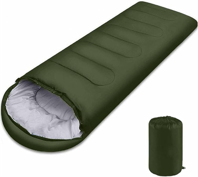 180CM bag length, cap is 30CM long Outdoor Camping Summer Camping Sleeping Bag-GCC Home Center