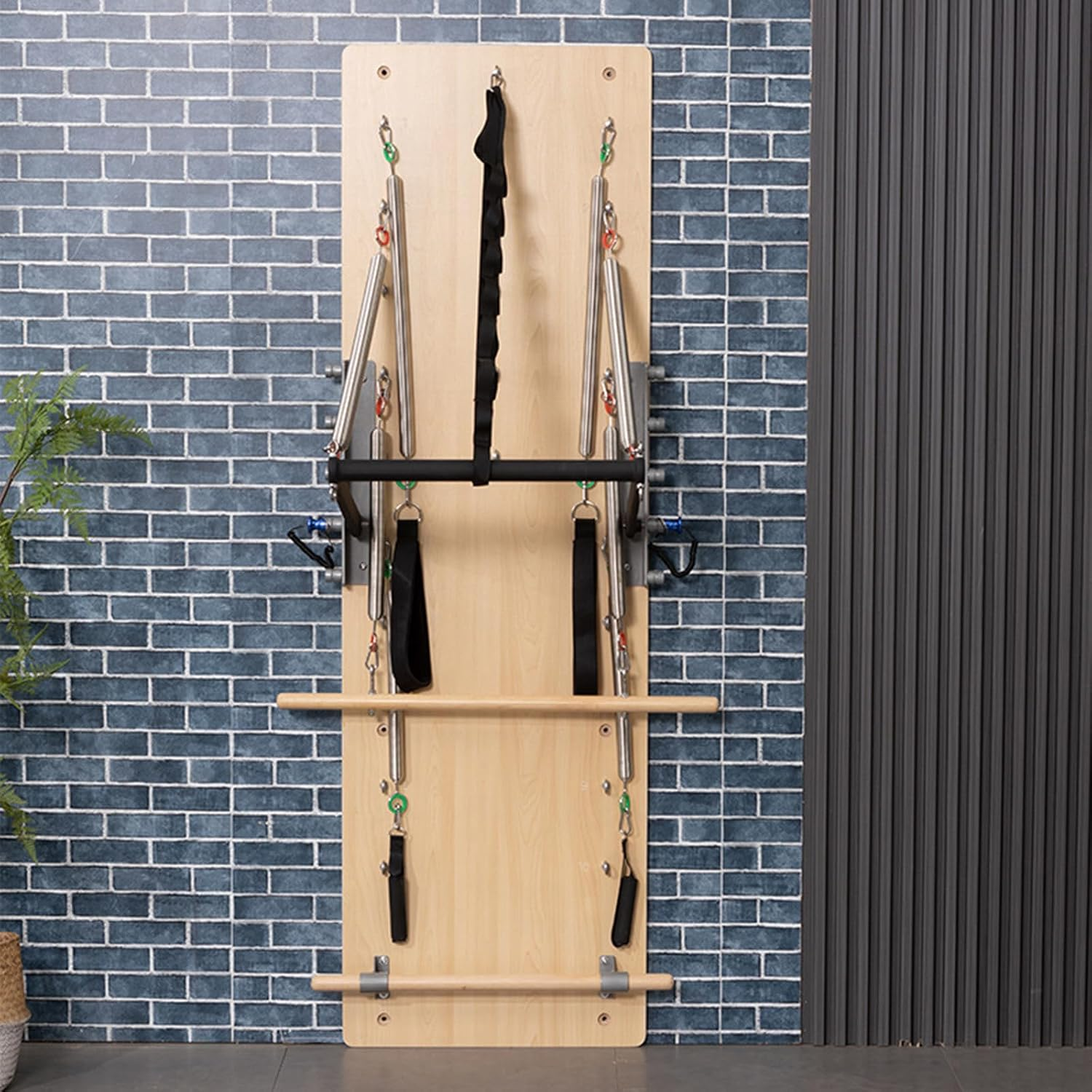 Professional Maple Wood Adjustable Pilates Reformer Springboard Box Wall Tower Unit for Home Commercial Fitness