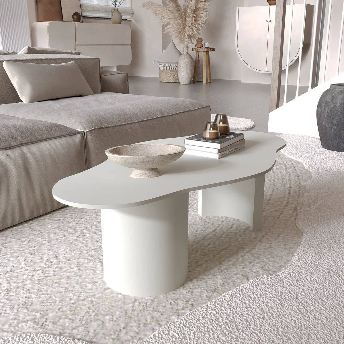 Coffee Table – Modern Cloud Elegance