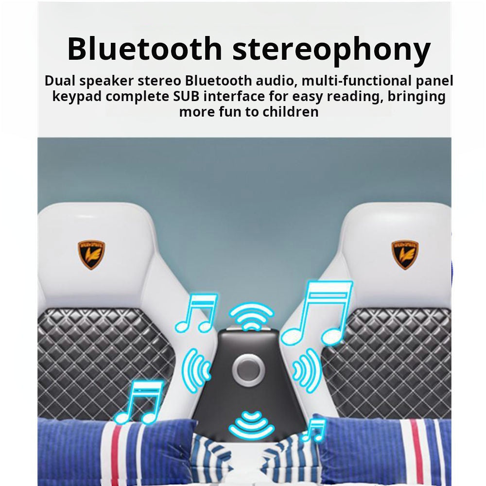 COOLBABY ZLJ1127 Children's Bed Boys Bed Car Style Single Bed-GCC Home Center