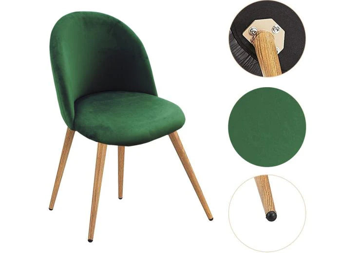 Velvet Dining Chair for Living Room-GCC Home Center