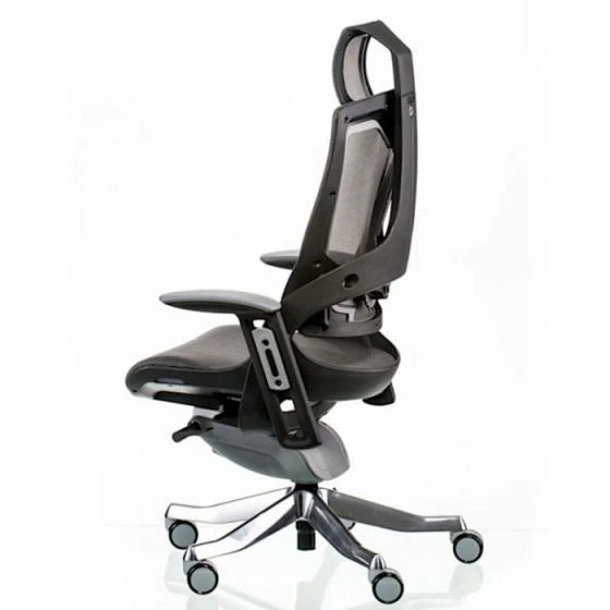 High Back Fabric Chair 49 cm - Black Office Chair-GCC Home Center