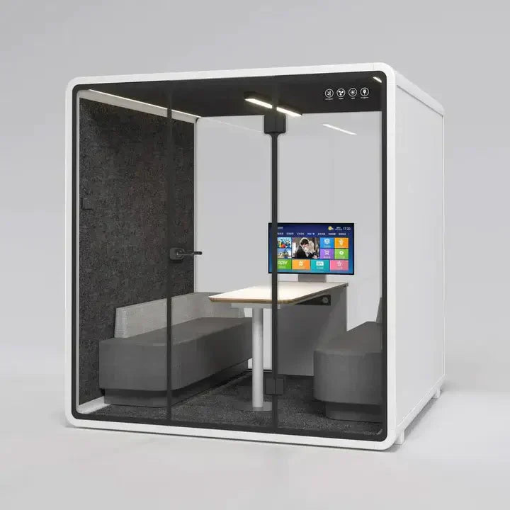 6 Person Pod Silence Booth, Office Soundproof Booth-GCC Home Center