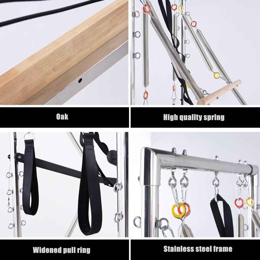 COOLBABY Pilates Reformer Pilates Core Bed Semi-elevated 2-in-1 Yoga Bed