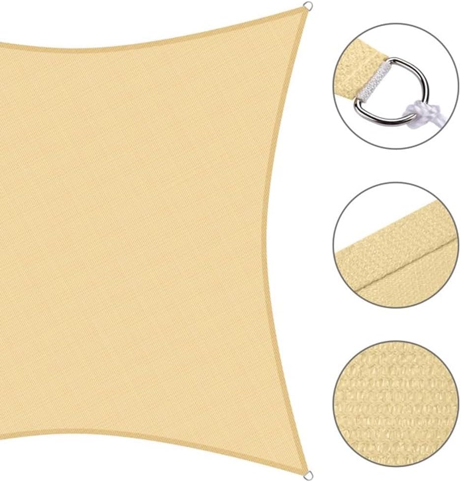 Decor Triangle Shape Sun Shade Sail Shade Net Canopy UV Protection Umbrella UV Blockage Awning Camping Shade Garden Patio Pool Yard Pergola For BBQ, Garden (6 x 8 Meter)-GCC Home Center