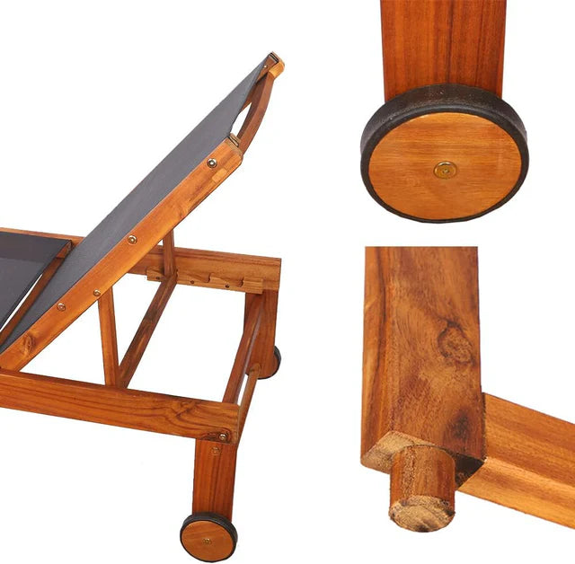 Adjustable Sun Lounger For Beach, Pool And Garden-GCC Home Center