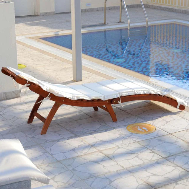 Elegant Folding Curved Sun Lounger-GCC Home Center