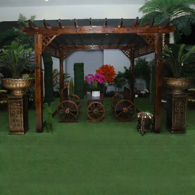 Solid Wood Garden Gazebo-GCC Home Center