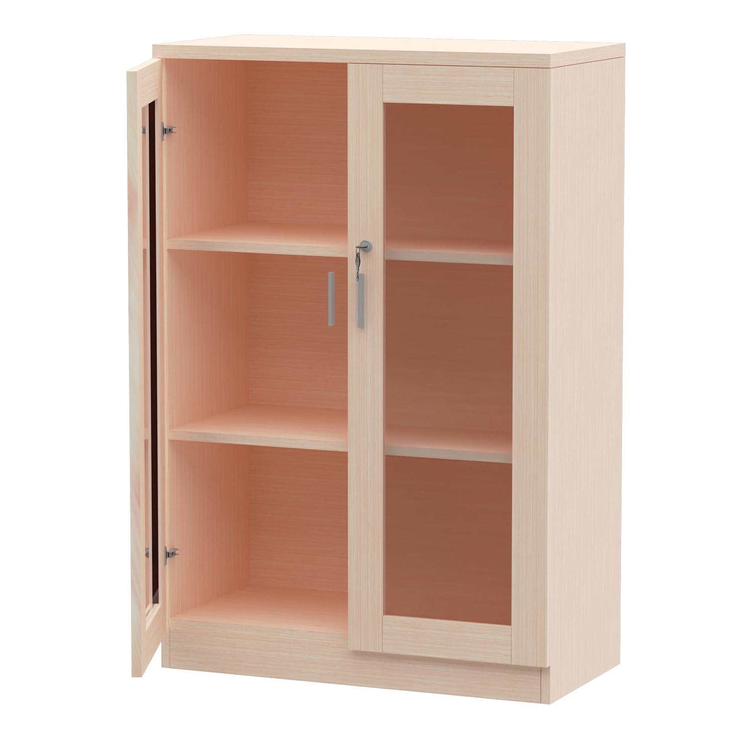 Mahmayi Storage Cabinet for Home Office (White Credenza)