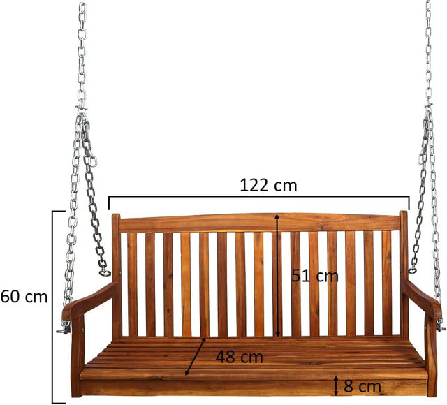 Elegant Wooden Porch Swing For Outdoor-GCC Home Center