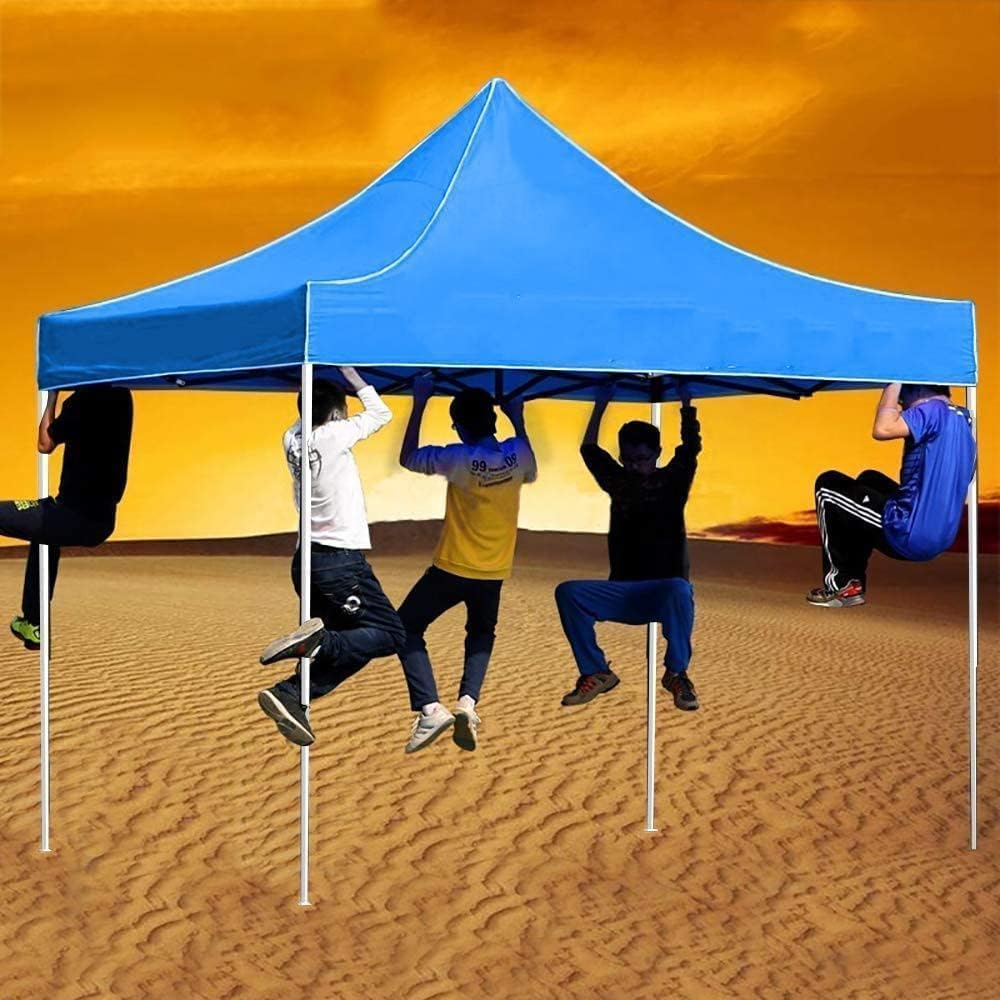 COOLBABY Gazebo 3x3 M Portable event Canopy Tent-Pop Up Instant Shelter Sun Protection Shade for Outdoor Camping Picnics Beach Garden Sports Party-Camping Tent (Blue)-GCC Home Center