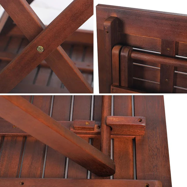 Wooden Table and Chair Set (5 pieces) - Garden Set-GCC Home Center