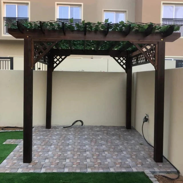 Solid Wood Garden Gazebo-GCC Home Center