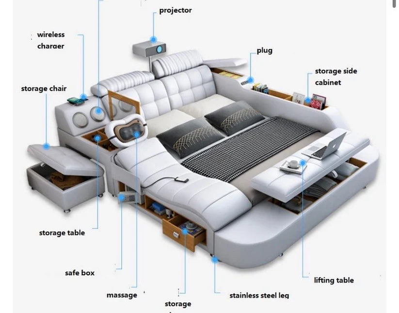 Smart Bed King Size 180 * 200-GCC Home Center