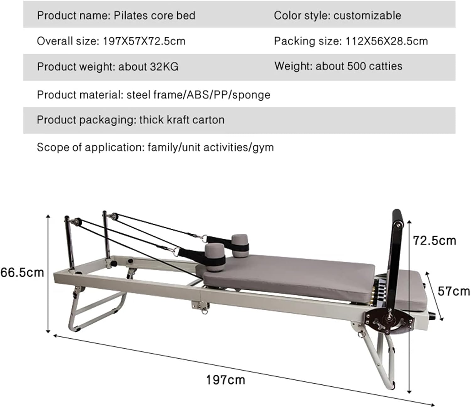 Pilates Reformer High Quality Reformer Pilates Fitness Equipment