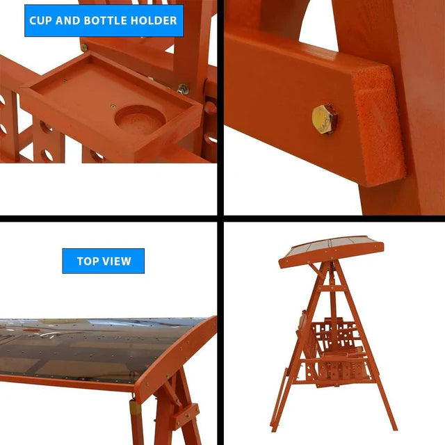 Swing Bench For Both Indoors And Outdoors - 300kg Load Capacity-GCC Home Center