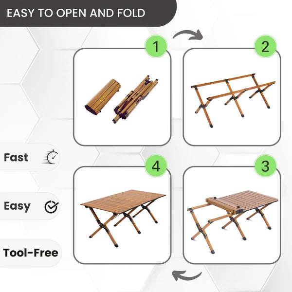 Lightweight Portable Folding Camping Table